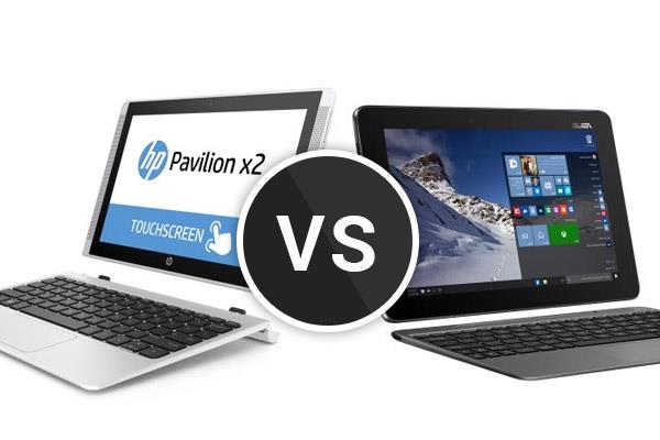 Face à face : Asus T100 HA vs HP Pavilion x2 10-n103nf