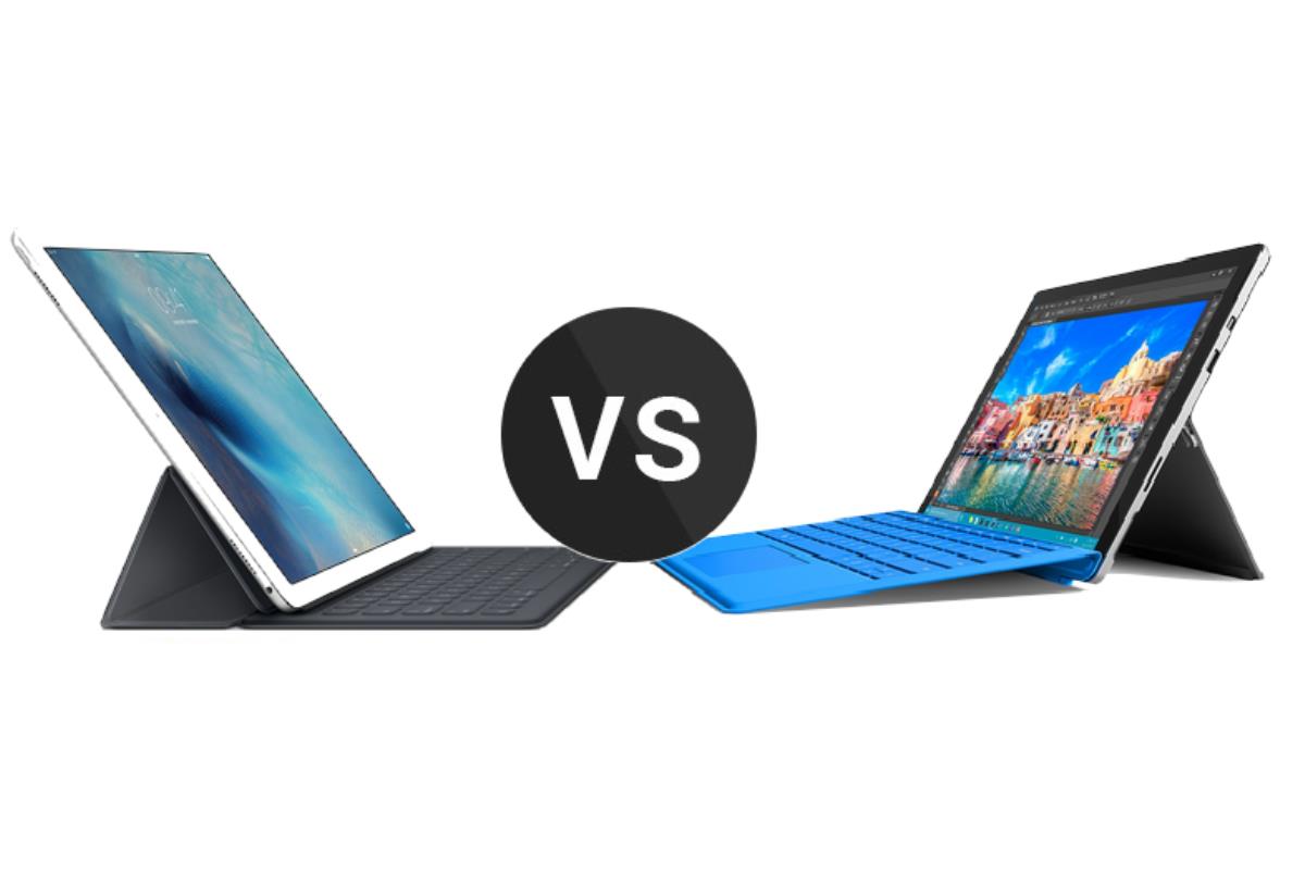 Face à face : Apple iPad Pro vs Microsoft Surface Pro 4