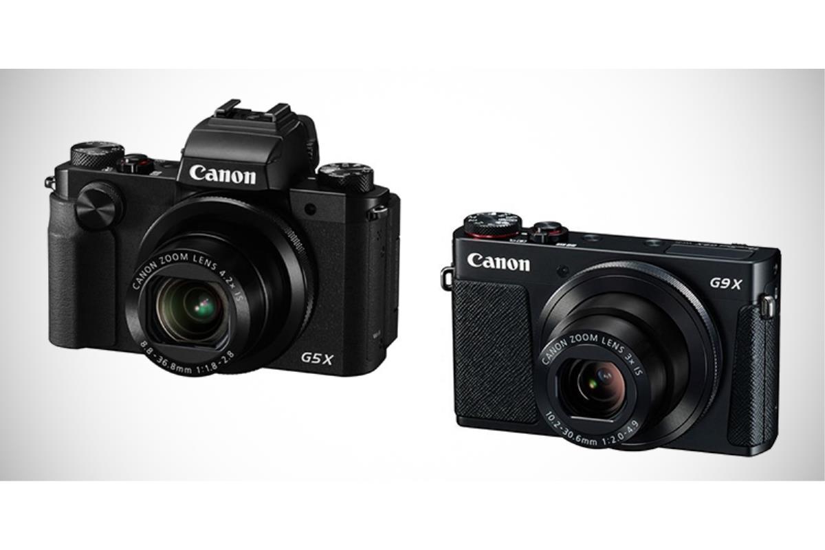 Canon G9X et G5X, 2 compacts experts équipés de capteur 1’’