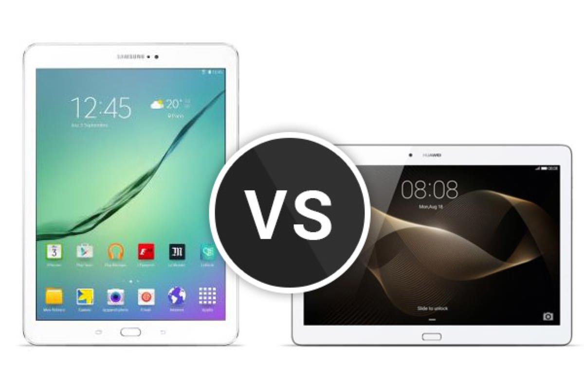 Face à face : Samsung Galaxy Tab S2 vs Huawei Mediapad M2