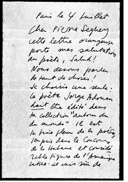 Lettre Neruda - page 1