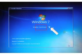 Ecran installez maintenant dans Windows 7
