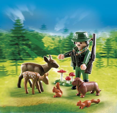 Playmobil-oeuf-de-Paques-4938-Garde-forestier-avec-animaux