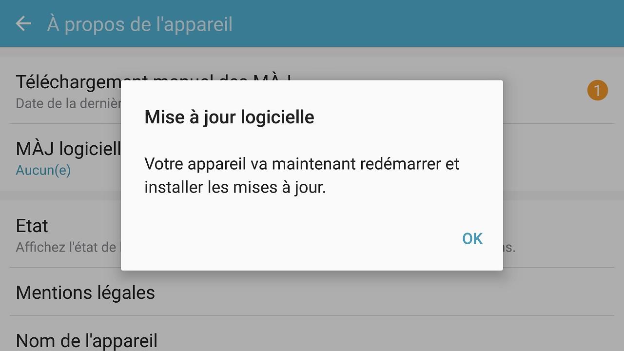 mettre à jour son smartphone Android