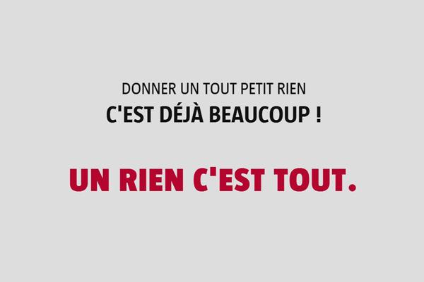 Un Rien C'est Tout : la solidarité à portée de clic