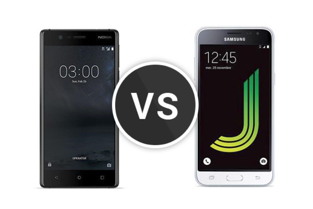 Face à face : Nokia 3 contre Samsung Galaxy J3