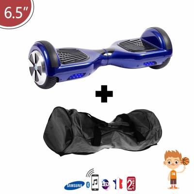 Hoverboard-bleu-6-5-avec-houe-de-transport-Bluetooth-Enfant-Adulte