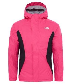 Veste-a-capuche-Fille-The-North-Face-Kira-Triclimate-Rose-Taille-S