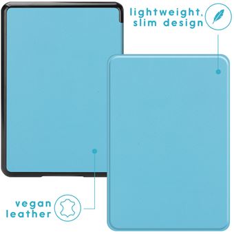 Coque à rabat Slim Hard pour  Kindle Paperwhite 4 Bleu clair iMoshion  - Accessoires liseuse - Achat & prix