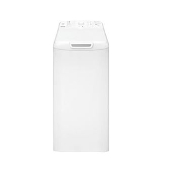 Lave-linge Top pose-libre - 6.5kg - 1200 tours - Induction - Leds - DD 3-6-9-12h - Programme Favori - Tambour inox 42 litres - Largeur 40cm - Blanc