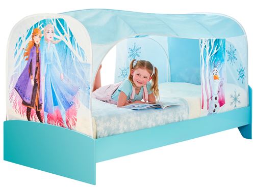 Tente de lit enfant motif Reine des neiges - Dim : 190 x 90 x 90cm - PEGANE -