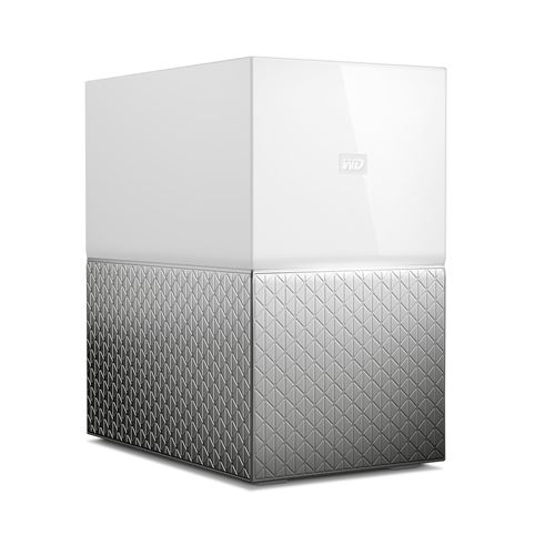 WD My Cloud Home Duo WDBMUT0200JWT - Apparaat voor persoonlijke cloud-opslag - 2 bays - 20 TB - HDD 10 TB x 2 - RAID 1, JBOD - Gigabit Ethernet