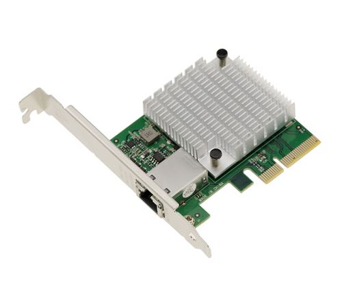 Non Communiqué Carte Contrôleur Réseau Pcie 4.0 10 Gigabit Ethernet 1 Port Rj45 10G Kalea-Informatique
