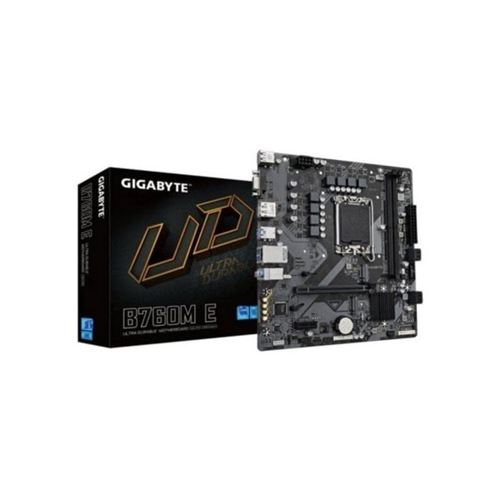 Non Communiqué Gigabyte B760m E - 1.0 - Carte-Mère - Micro Atx - Socket Lga1700 - B760 Chipset - Usb 3.2 Gen 1 - Gigabit Lan - Carte Graphique Embarquée (Unité Centrale Requise) - Audio Hd (8 Canaux)