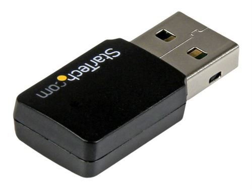 StarTech.com USB 2.0 AC600 mini-dubbelband draadloze-AC netwerkadapter - 1T1R 802.11ac wifi-adapter - netwerkadapter