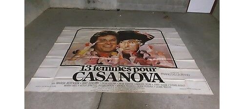 13 Femmes Pour Casanova (en 4 panneaux) - AFFICHE CINEMA ORIGINALE