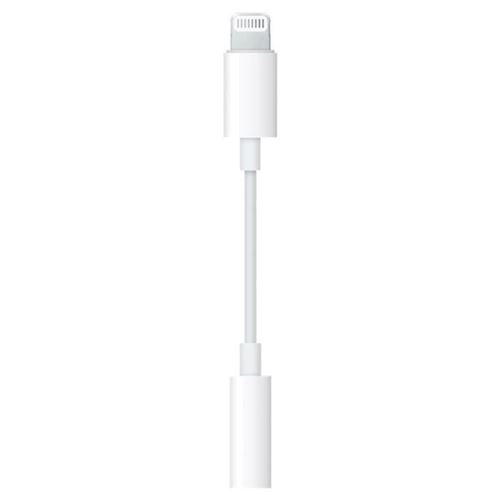 Adaptateur Apple Lightning vers Mini-Jack 3.5 mm Blanc - Câble téléphone  portable - Achat & prix