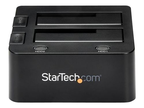 StarTech.com Station d'accueil USB 3.0 pour 2 disques durs SATA III de 2,5 ou 3,5 - Dock HDD / SSD avec UASP - Image 4