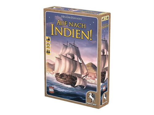 Pegasus Spiele - Auf Nach Indien! - kaartspel