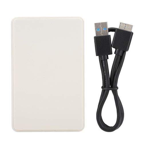 W25Q730M 2.5 '' Boîtier Disque dur Mobile SATA USB3.0 Sans Support de Vis 2 To (Blanc)