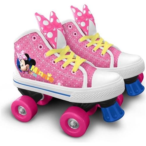Disney patins à roulettes Minnie Mouse filles rose/blanc