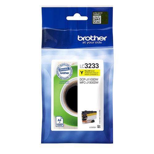 Brother LC3233Y - Cartouche d'encre jaune Originale Brother