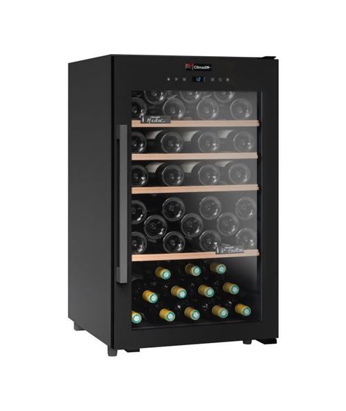 Climadiff CD41B1 - Cave à vin - pose libre - largeur : 40 cm - profondeur : 54 cm - hauteur : 85.5 cm - classe G - noir