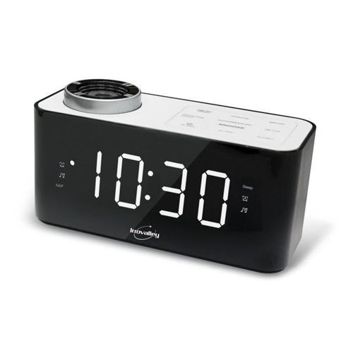 Inovalley RV18 - Klokradio - wit