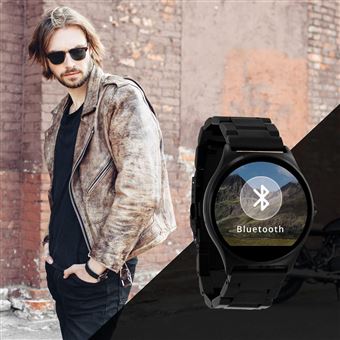 Montre connect e X WATCH Qin XW Prime II noir Bracelet connect