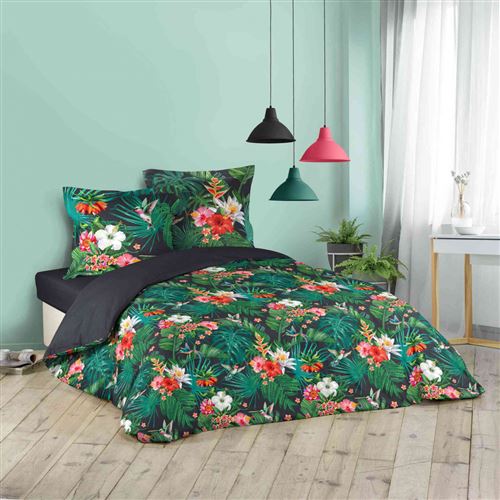 Parure de lit Jardin exotique 240x220 cm