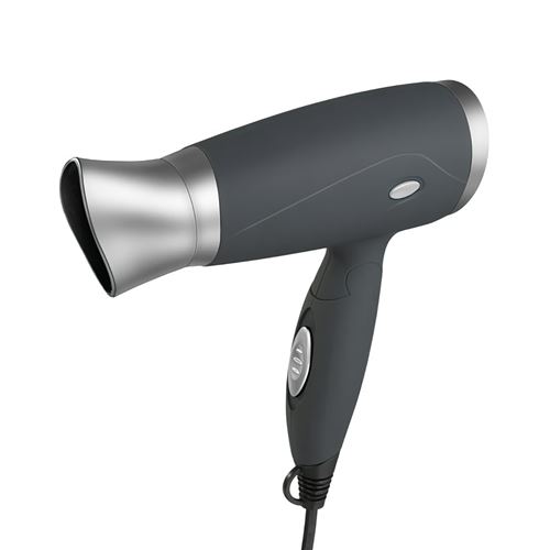 MPM Sèche-cheveux de voyage, 2 réglages de vitesse, pliable