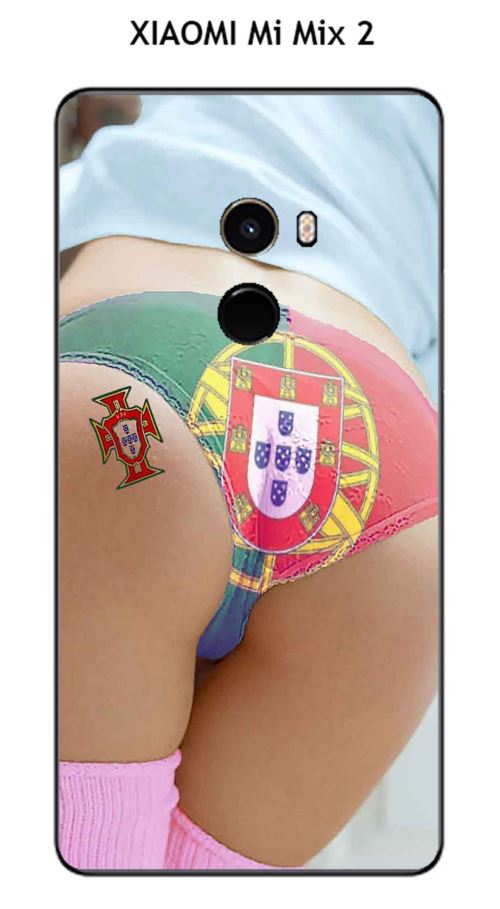 Coque XIAOMI Mi Mix 2 design Foot Portugal femme sexy