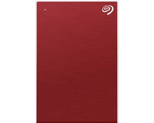 Seagate One Touch HDD STKC5000403 - Disque dur - 5 To - externe (portable) - USB 3.2 Gen 1 - rouge - avec 2 ans de Seagate Rescue Data Recovery