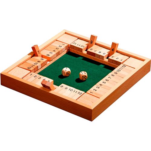 Philos Shut The Box 12 4 Speler 245x245 Mm - vue 3