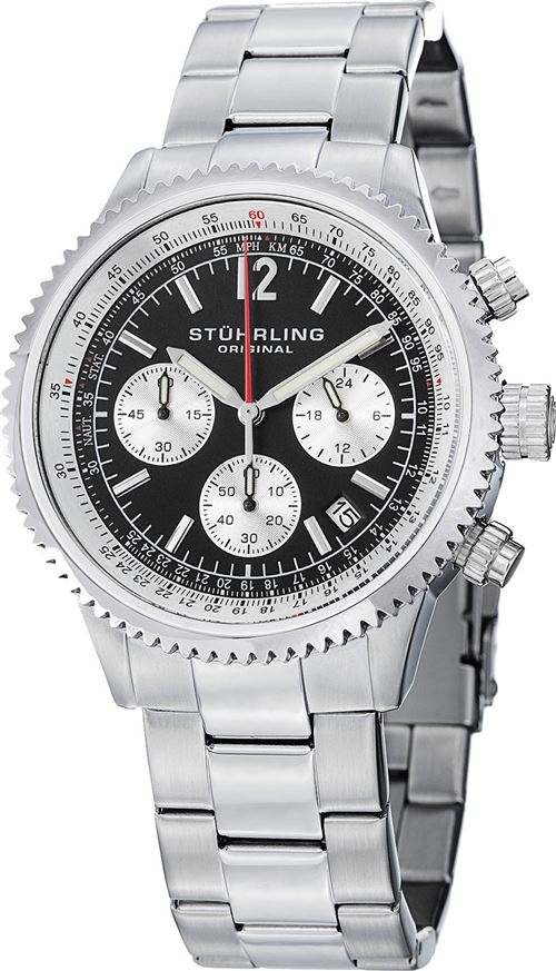 Montre Homme Stuhrling Original Monaco 669B.01 Argent