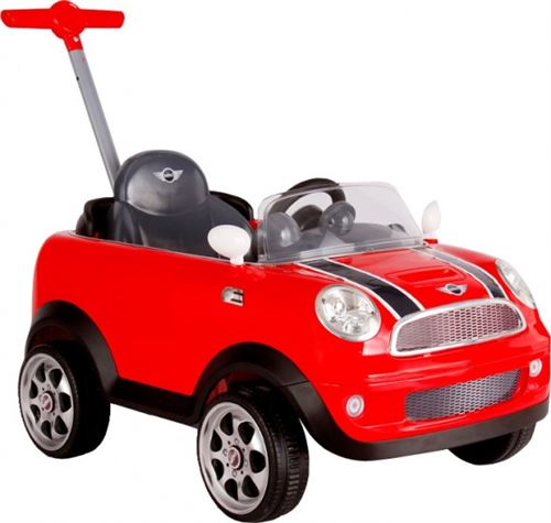 Rollplay pousser la voiture avec pédales Mini Cooper rouge