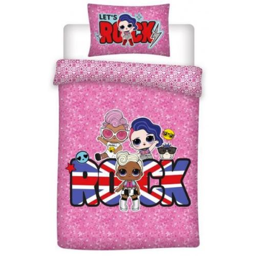 LOL Surprise Rock - Parure de Lit Enfant - Housse de Couette Coton