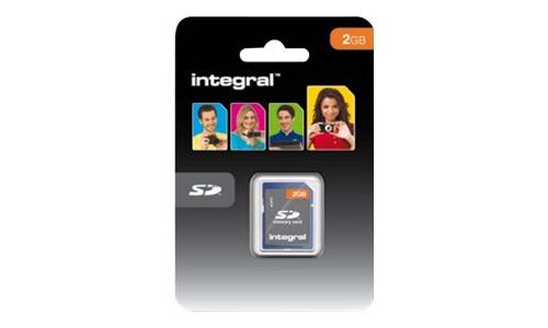 Integral - Carte mémoire flash - 2 Go - SD