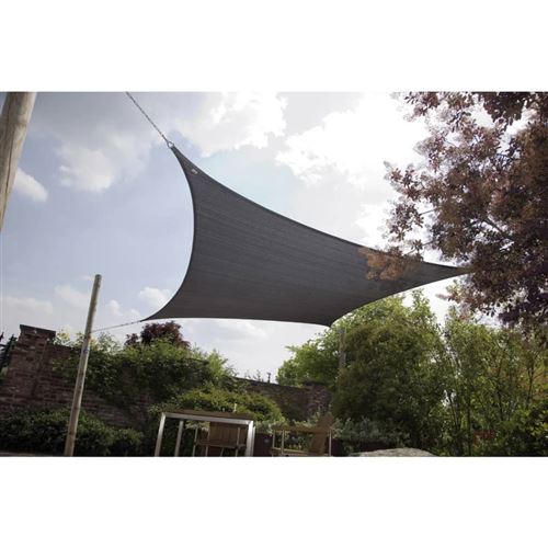 Bo-Garden Toile d'ombrage Carré Anthracite 3,6 x m