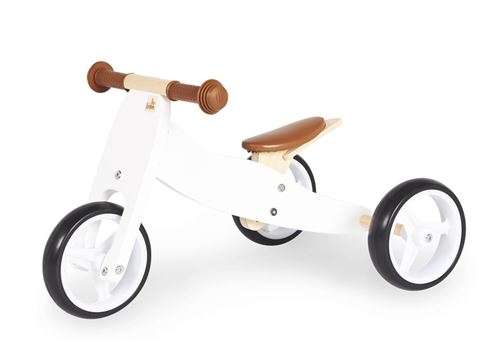 Tricycle en bois Charlie Blanc Naturel