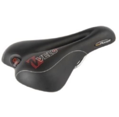 Velo SELLE GEL peluche noire FEMMES (VACUUM TECHNOLOGY) 25,5 X 17,7 CM