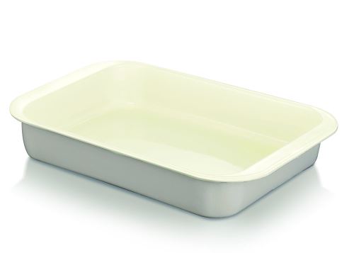 Beka 14990304 Plat à Four Émail Gris 30 x 23 x 6 cm