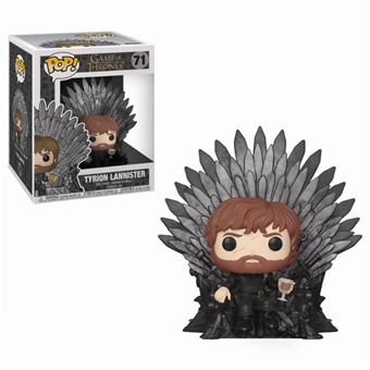 Figurine Funko Pop Deluxe Game of Thrones Saison 10 Tyrion Sitting On Iron Throne