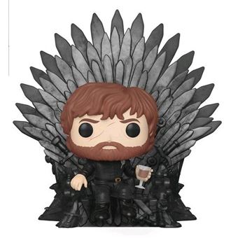 Figurine Funko Pop Deluxe Game of Thrones Saison 10 Tyrion Sitting On Iron Throne