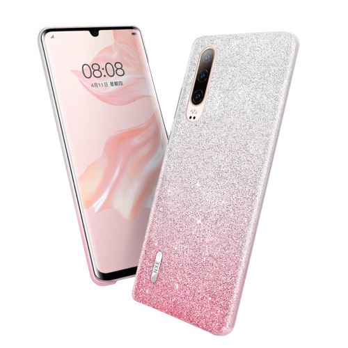 Coque en TPU strass décoration hybride rose pour votre Huawei P30