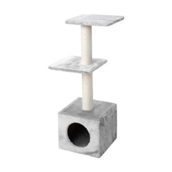 Ebi Arbre A Chat Palazzo 30 X 30 X 90cm Gris Paniers Et Mobilier Pour Chat Achat Prix Fnac