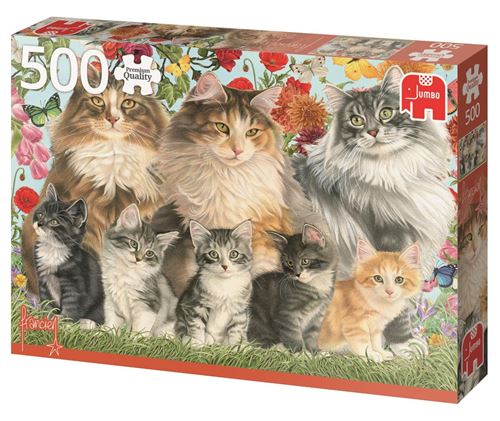 Jumbo PC Francine Félidés puzzle de 500 pièces