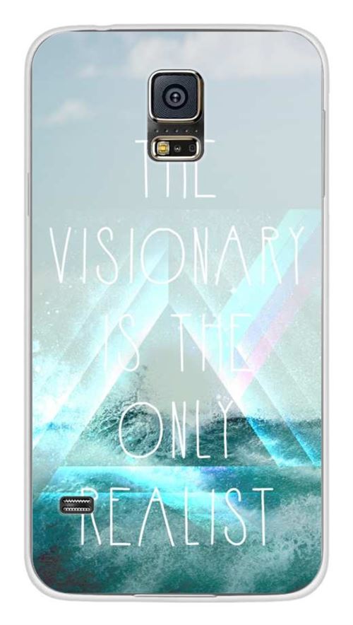 Coque en silicone imprimée compatible Samsung Galaxy S5 Visionary