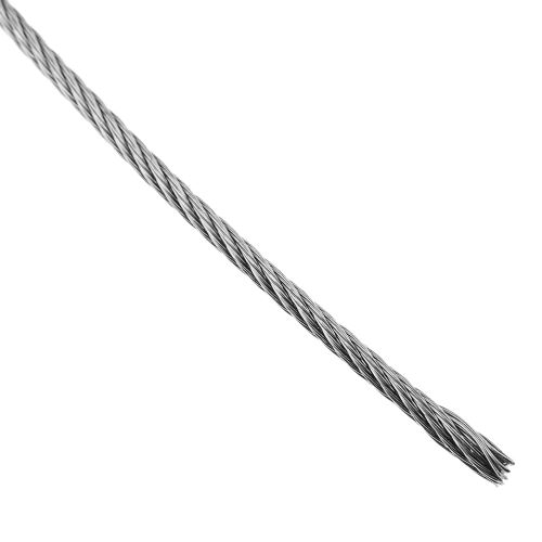 Câble en acier inoxydable de 1,5 mm. Bobine de 25 m