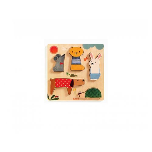 Puzzle en Bois WoodyPets : Apprenez en Jouant avec des Animaux Domestiques Neuf - vue 7